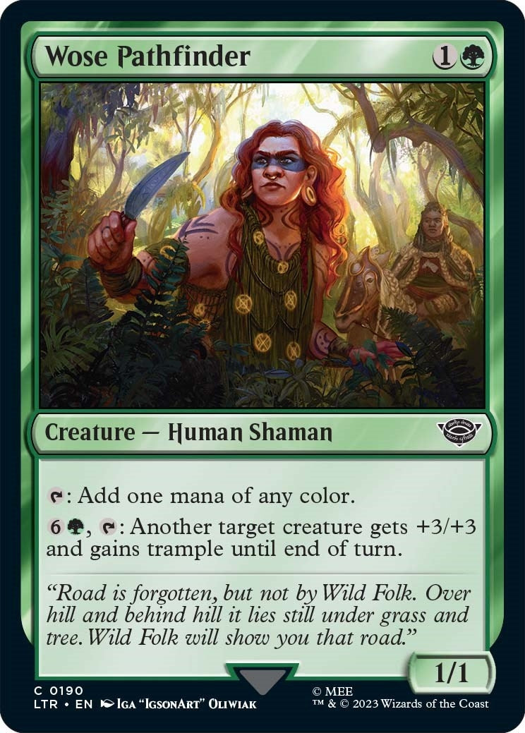 Image for Wose Pathfinder (190) (LTR) - Magic: The Gathering