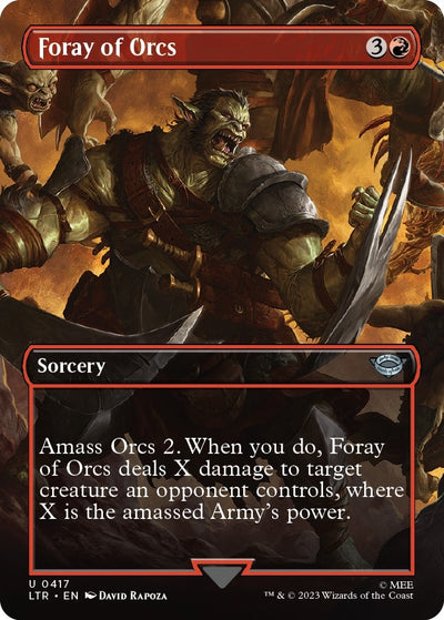 Foray of Orcs (Borderless) (417) (LTR)