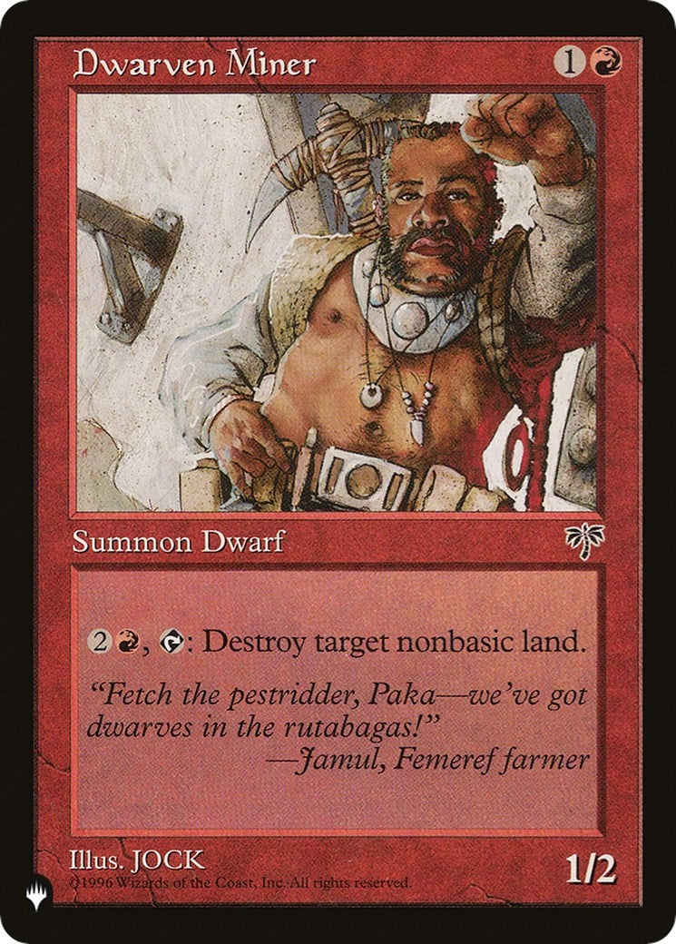 Dwarven Miner (LIST)