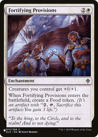 Fortifying Provisions (013/269) (LIST)