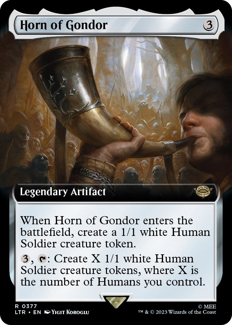 Image for Horn of Gondor (Extended Art) (377) (LTR) - Magic: The Gathering