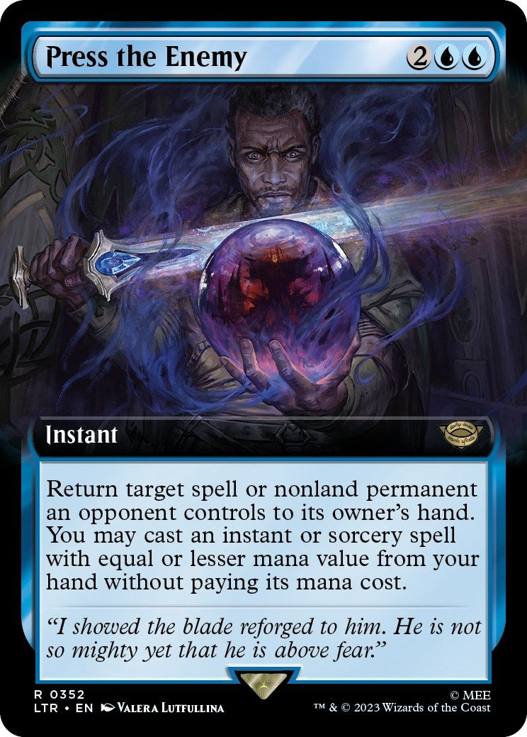 Image for Press the Enemy (Extended Art) (352) (LTR) - Magic: The Gathering