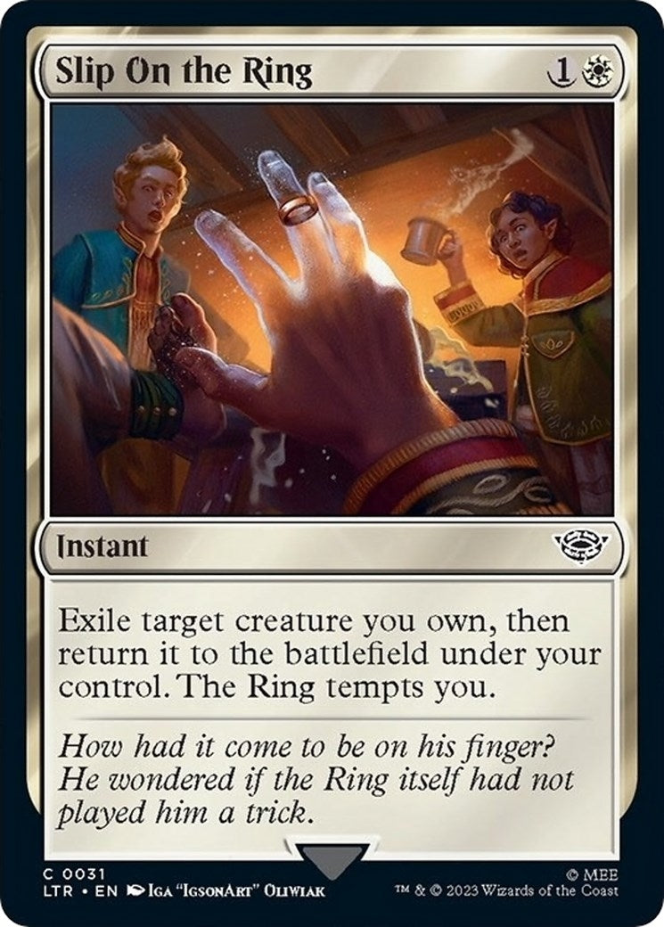 Image for Slip on the Ring (31) (LTR) - Magic: The Gathering