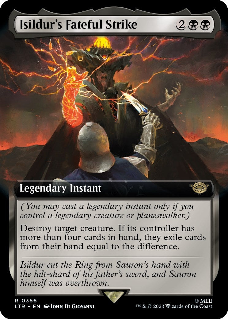 Image for Isildur's Fateful Strike (Extended Art) (356) (LTR) - Magic: The Gathering