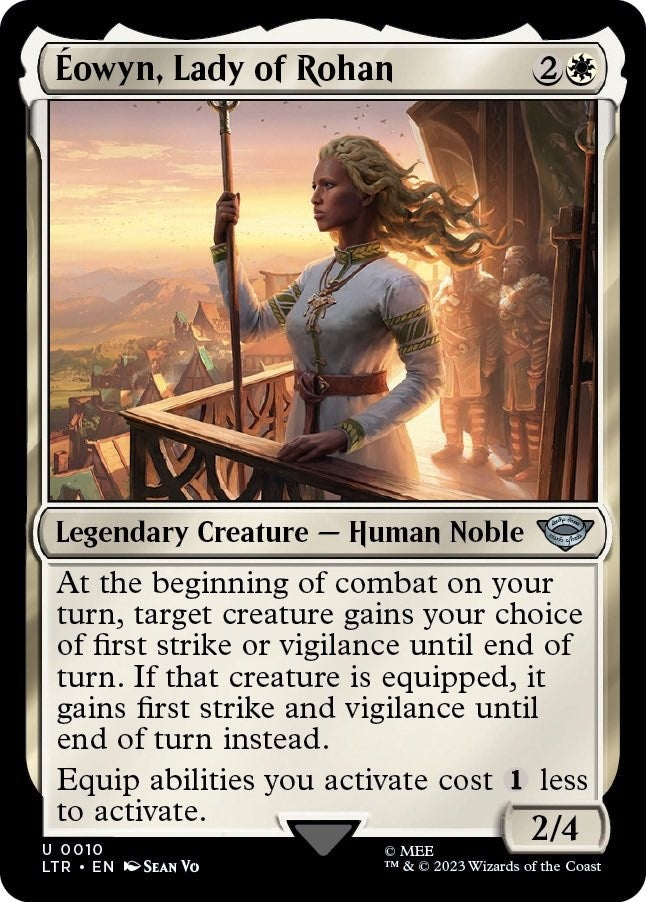 Image for Eowyn, Lady of Rohan (10) (LTR) - Magic: The Gathering
