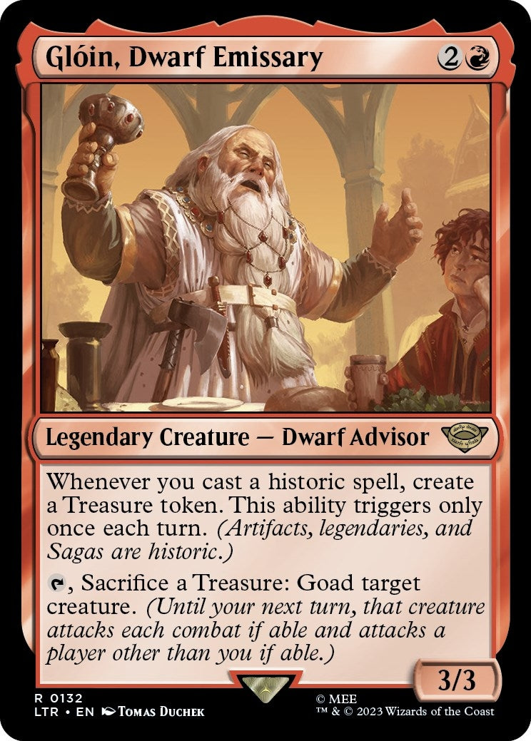 Gloin, Dwarf Emissary (132) (LTR) Japanese