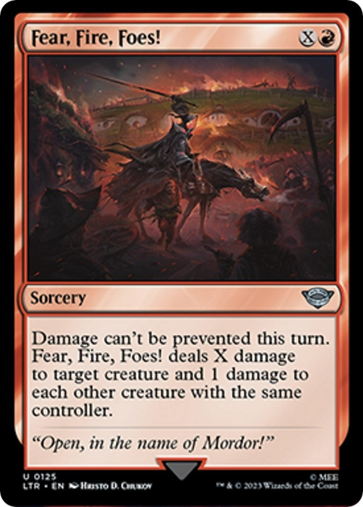 Fear, Fire, Foes! (125) (LTR) Japanese
