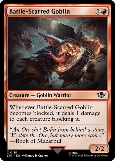 Battle-Scarred Goblin (115) (LTR) Japanese