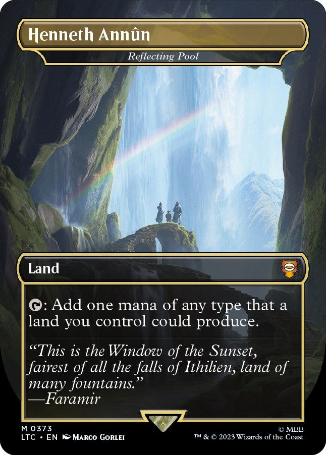 Image for Henneth Annun - Reflecting Pool (Borderless) (373) (LTC) - Magic: The Gathering