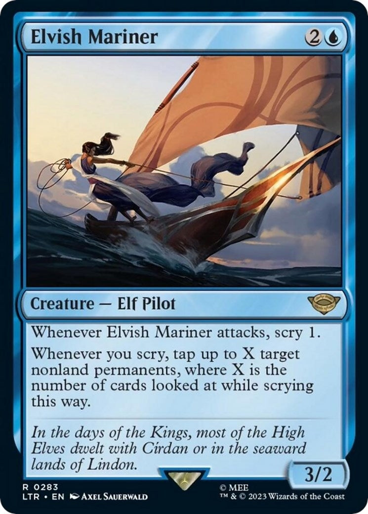 Image for Elvish Mariner (283) (LTR) - Magic: The Gathering