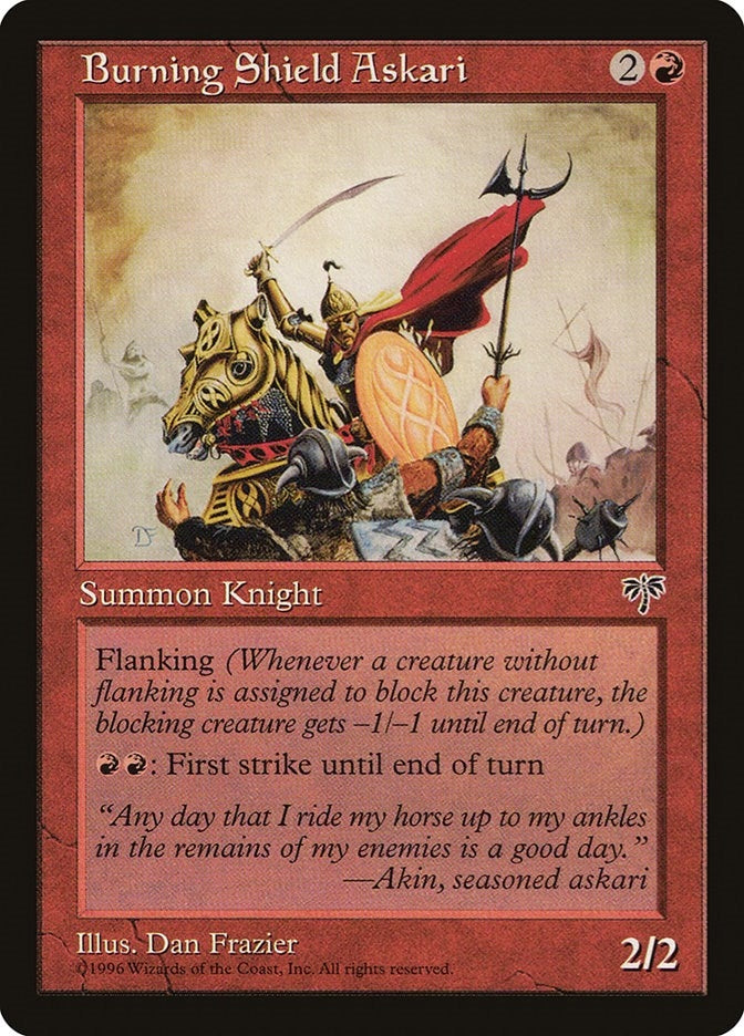 Burning Shield Askari (MIR) Japanese