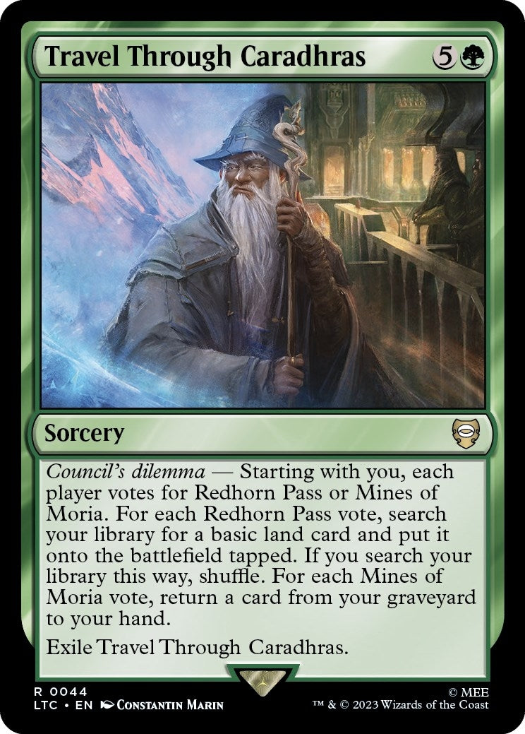 Image for Travel Through Caradhras (44) (LTC) - Magic: The Gathering