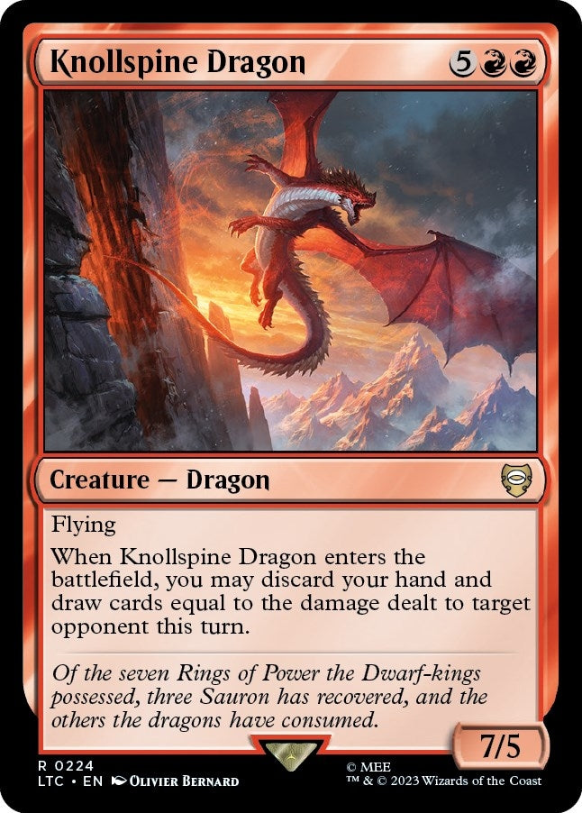 Image for Knollspine Dragon (224) (LTC) - Magic: The Gathering