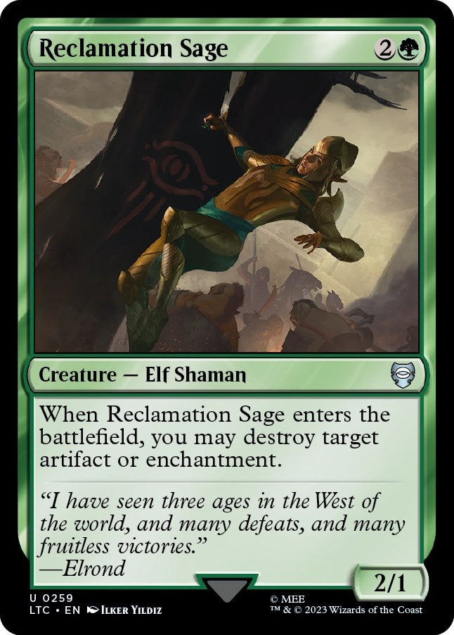 Image for Reclamation Sage (259) (LTC) - Magic: The Gathering