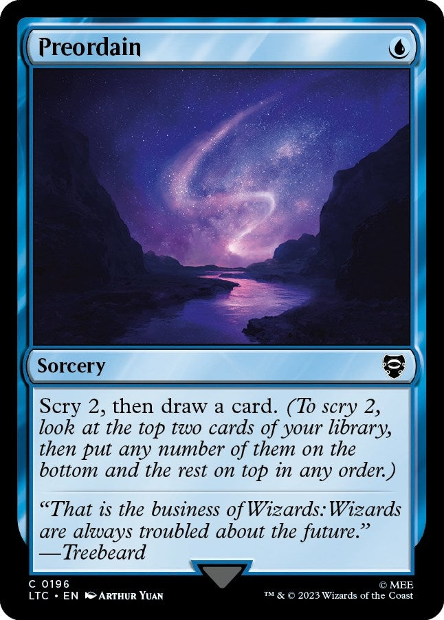 Image for Preordain (196) (LTC) - Magic: The Gathering