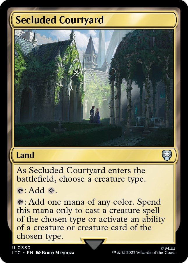 Image for Secluded Courtyard (330) (LTC) - Magic: The Gathering