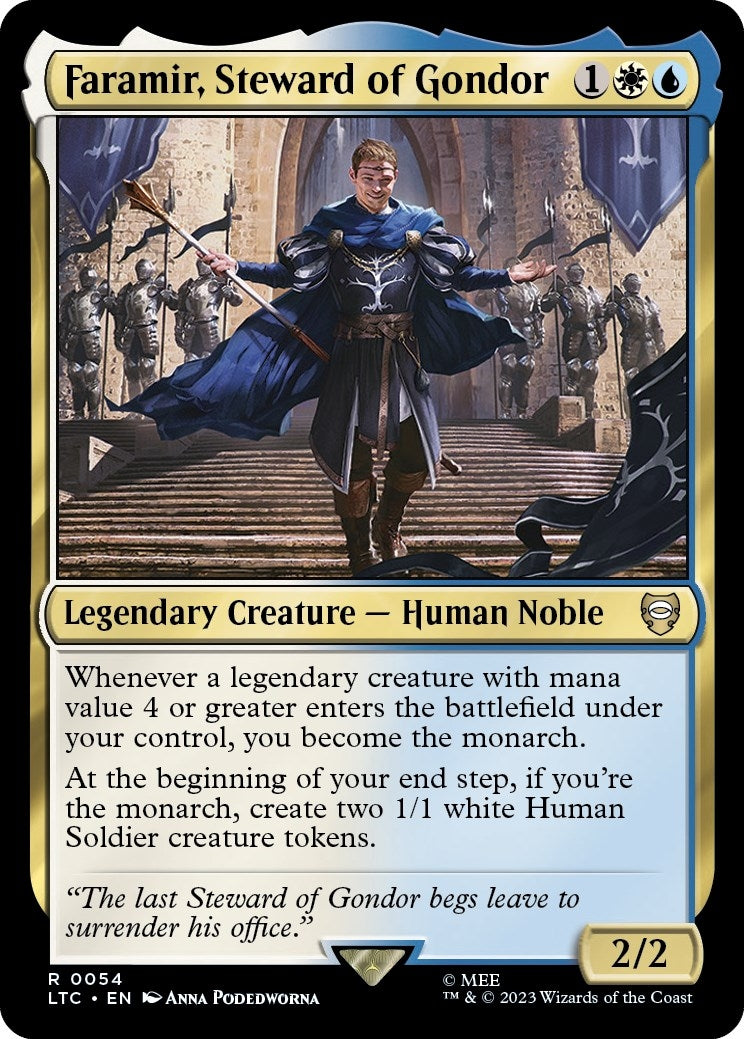 Image for Faramir, Steward of Gondor (54) (LTC) - Magic: The Gathering
