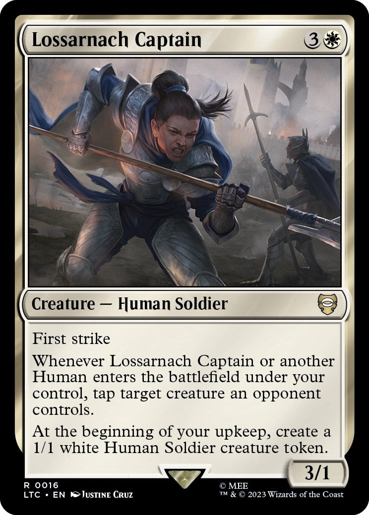 Image for Lossarnach Captain (16) (LTC) - Magic: The Gathering