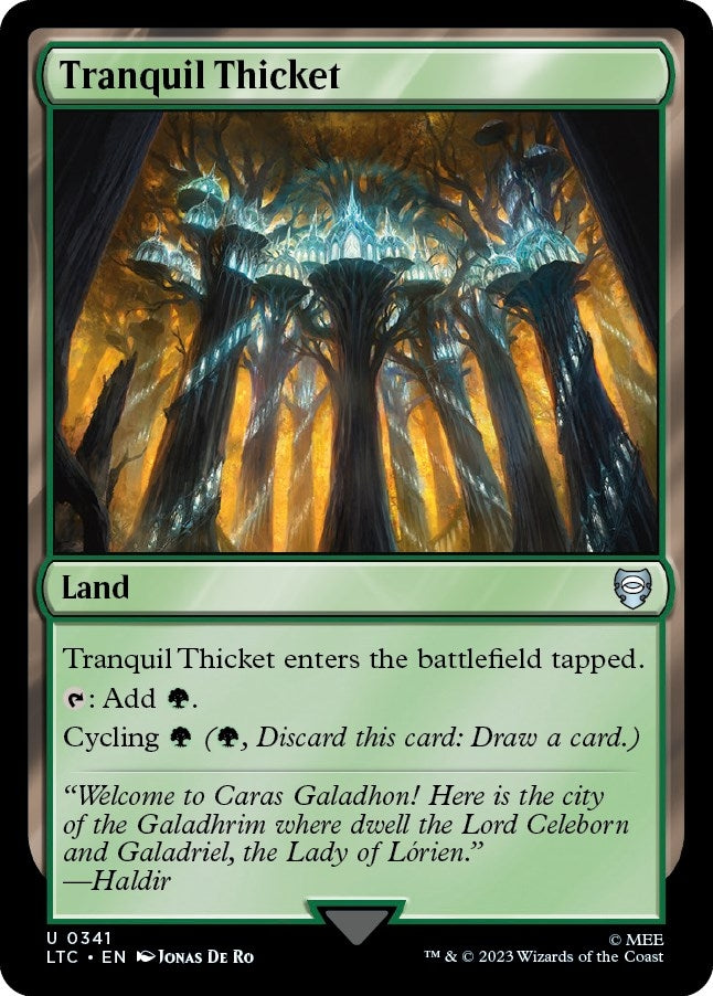 Image for Tranquil Thicket (341) (LTC) - Magic: The Gathering