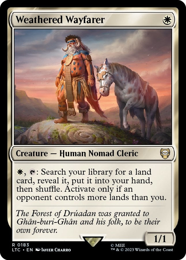 Image for Weathered Wayfarer (183) (LTC) - Magic: The Gathering