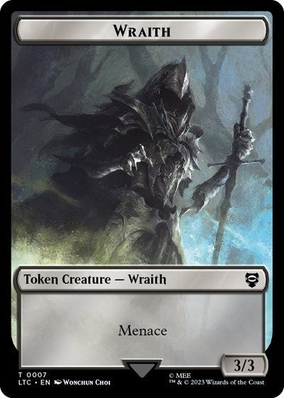 Image for Wraith // Food (0011) Double-Sided Token (7 // 11) (LTC) - Magic: The Gathering