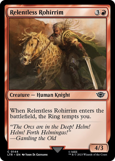 Relentless Rohirrim (144) (LTR)