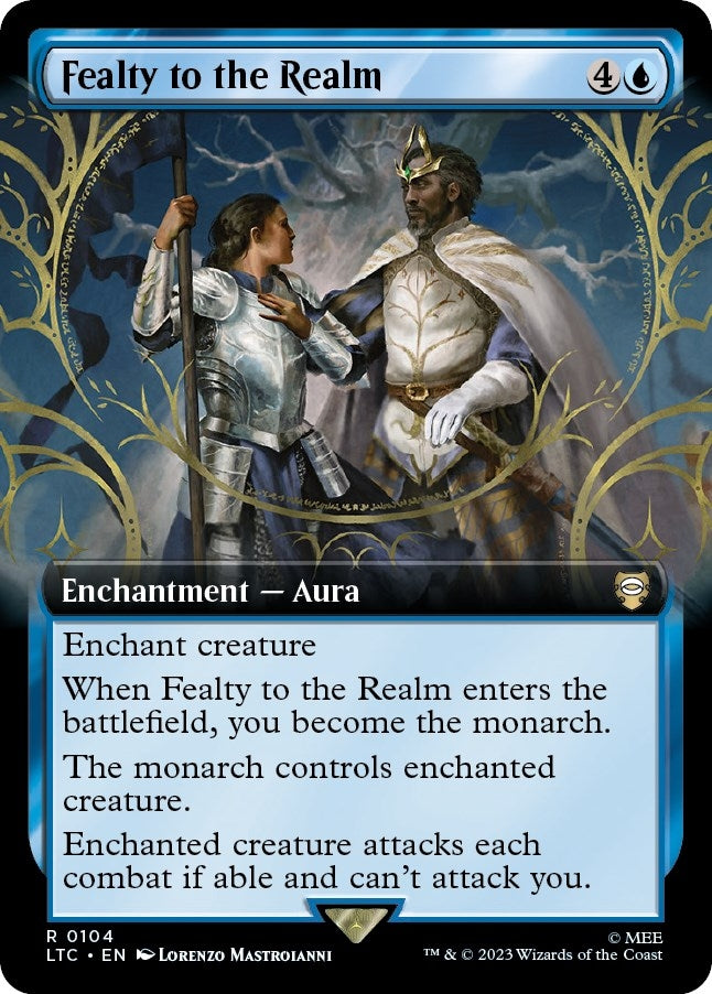 Image for Fealty to the Realm (Extended Art) (104) (LTC) - Magic: The Gathering