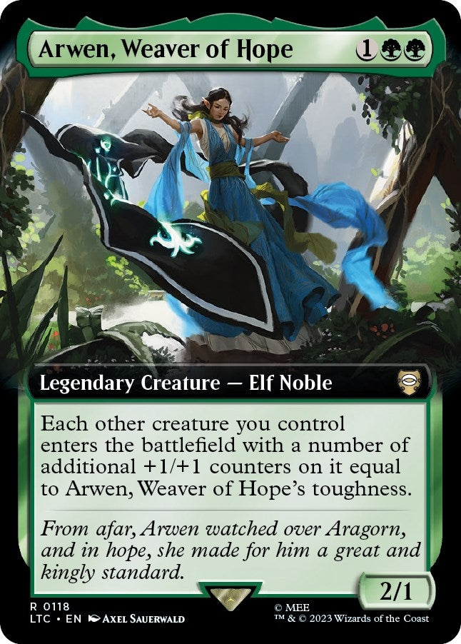 Image for Arwen, Weaver of Hope (Extended Art) (118) (LTC) - Magic: The Gathering