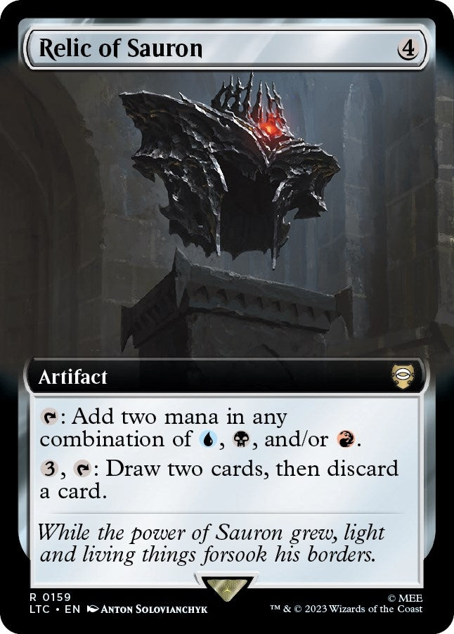 Image for Relic of Sauron (Extended Art) (159) (LTC) - Magic: The Gathering