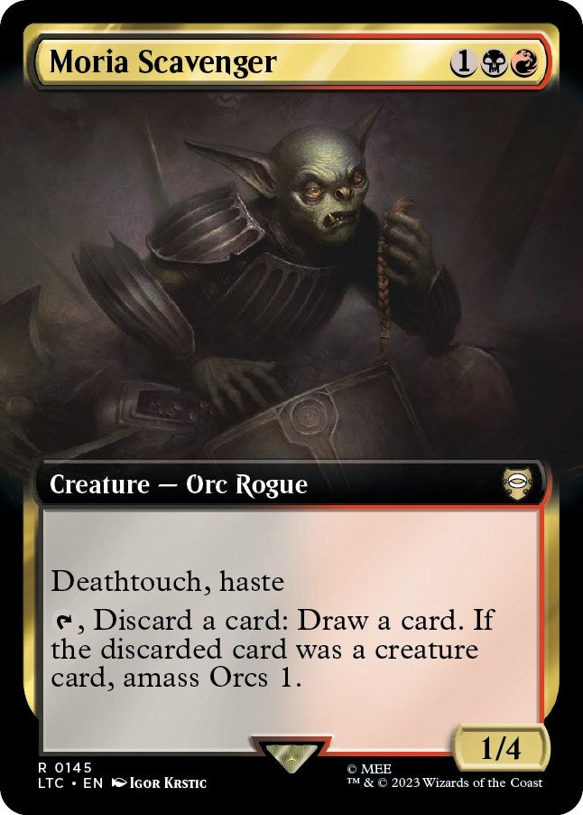Image for Moria Scavenger (Extended Art) (145) (LTC) - Magic: The Gathering