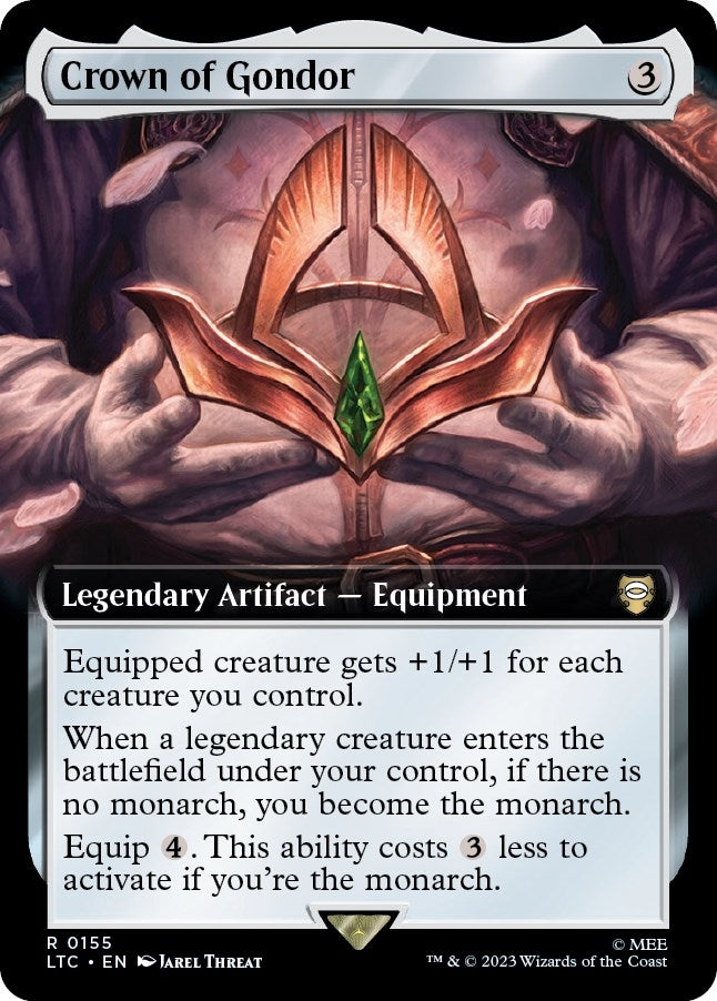 Image for Crown of Gondor (Extended Art) (155) (LTC) - Magic: The Gathering