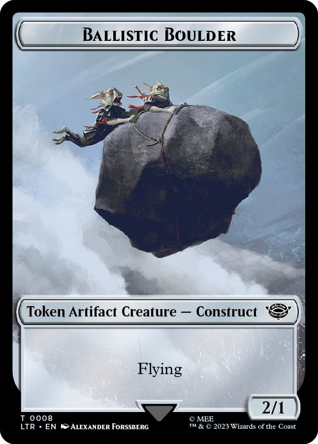 Image for Ballistic Boulder // Food (0011) Double-Sided Token (8 // 11) (LTR) - Magic: The Gathering