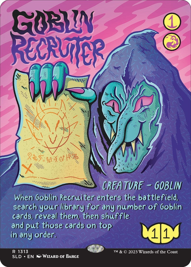 Image for Goblin Recruiter (1313) (SLD) - Magic: The Gathering