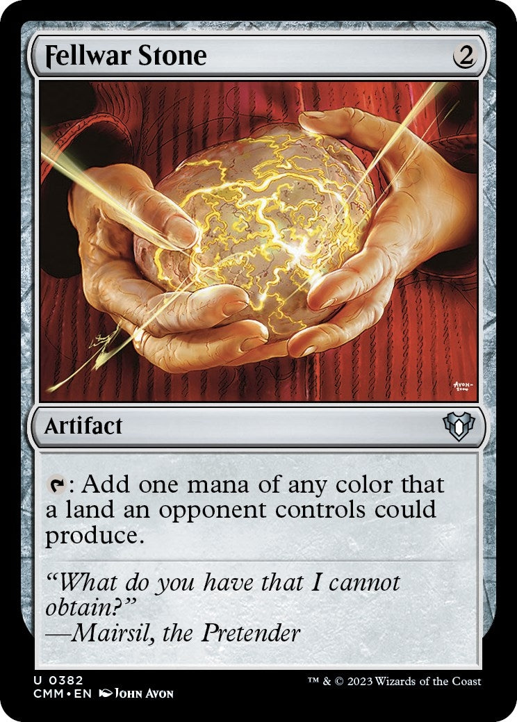 Image for Fellwar Stone (382) (CMM) - Magic: The Gathering