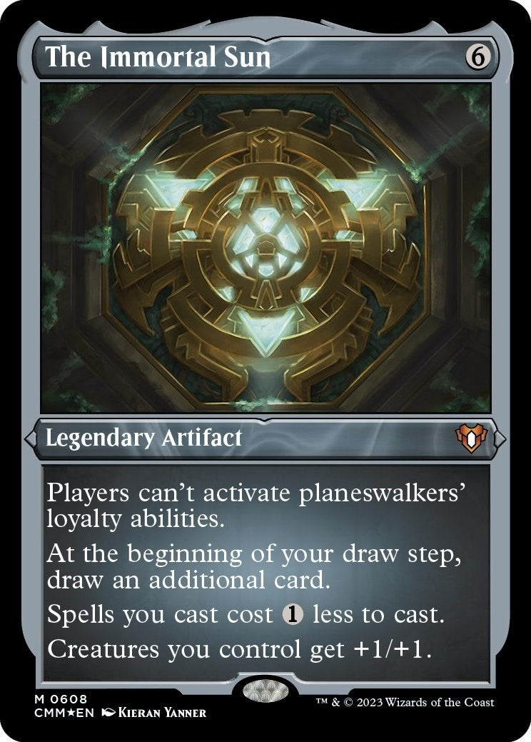 Image for The Immortal Sun (Foil Etched) (608) (CMM) - Magic: The Gathering