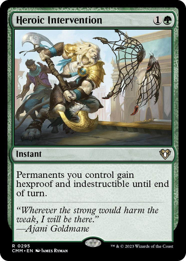 Image for Heroic Intervention (295) (CMM) - Magic: The Gathering