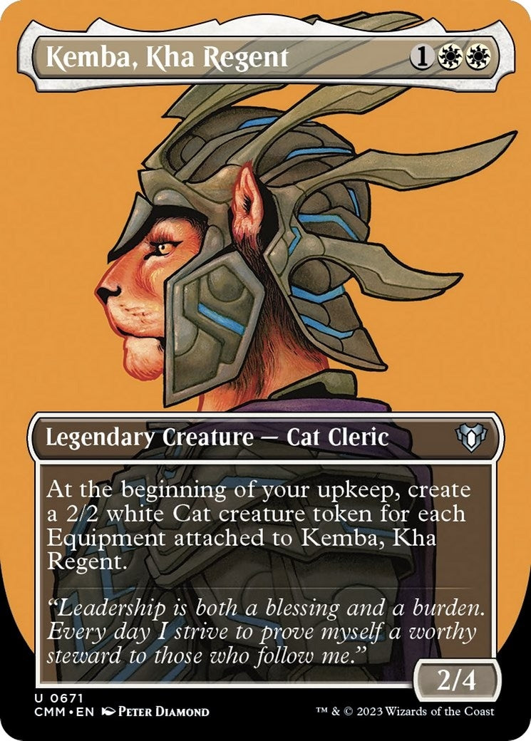 Image for Kemba, Kha Regent (Borderless) (671) (CMM) - Magic: The Gathering