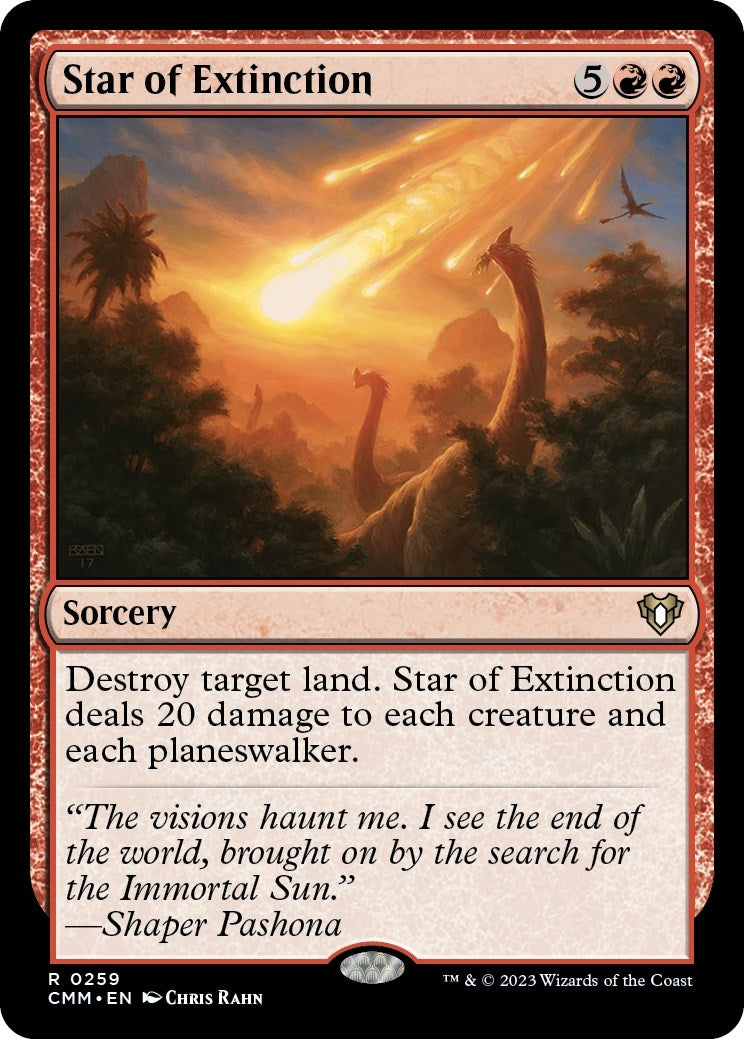 Image for Star of Extinction (259) (CMM) - Magic: The Gathering