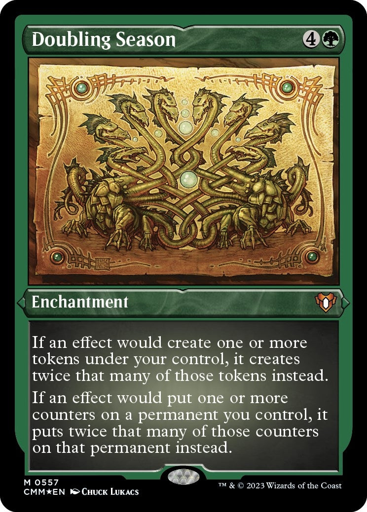 Image for Doubling Season (Foil Etched) (557) (CMM) - Magic: The Gathering