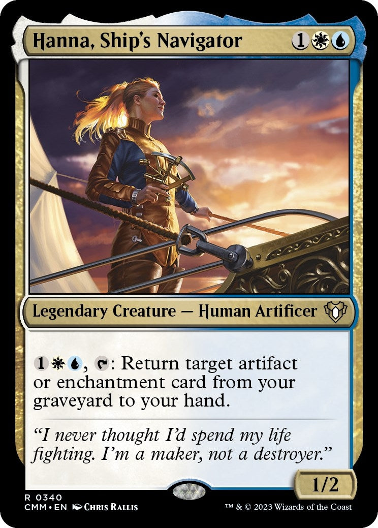 Image for Hanna, Ship's Navigator (340) (CMM) - Magic: The Gathering