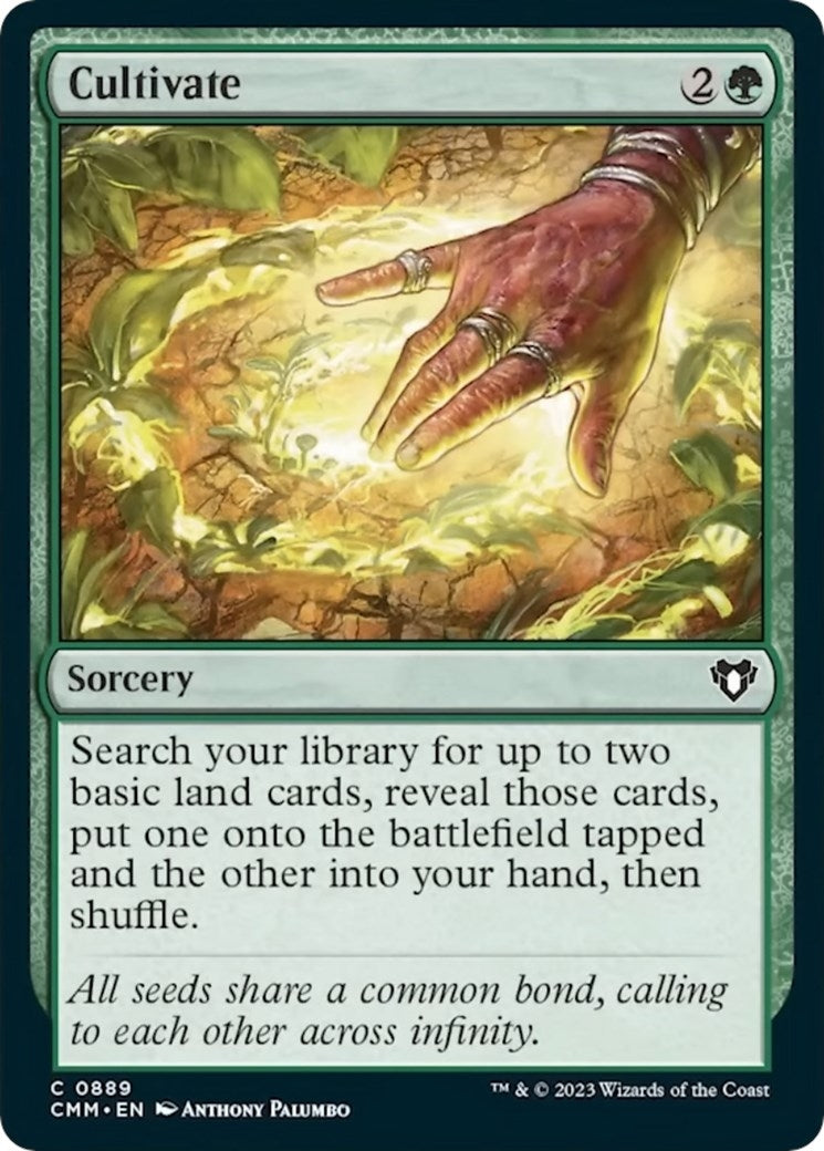 Image for Cultivate (889) (CMM) - Magic: The Gathering