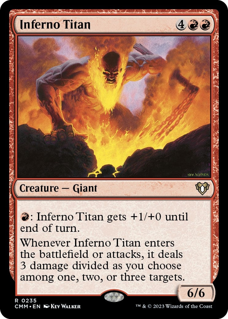 Image for Inferno Titan (235) (CMM) - Magic: The Gathering