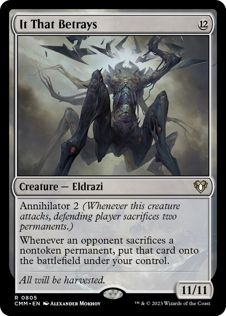 Image for It That Betrays (805) (CMM) - Magic: The Gathering