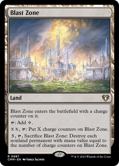 Blast Zone (987) (CMM)
