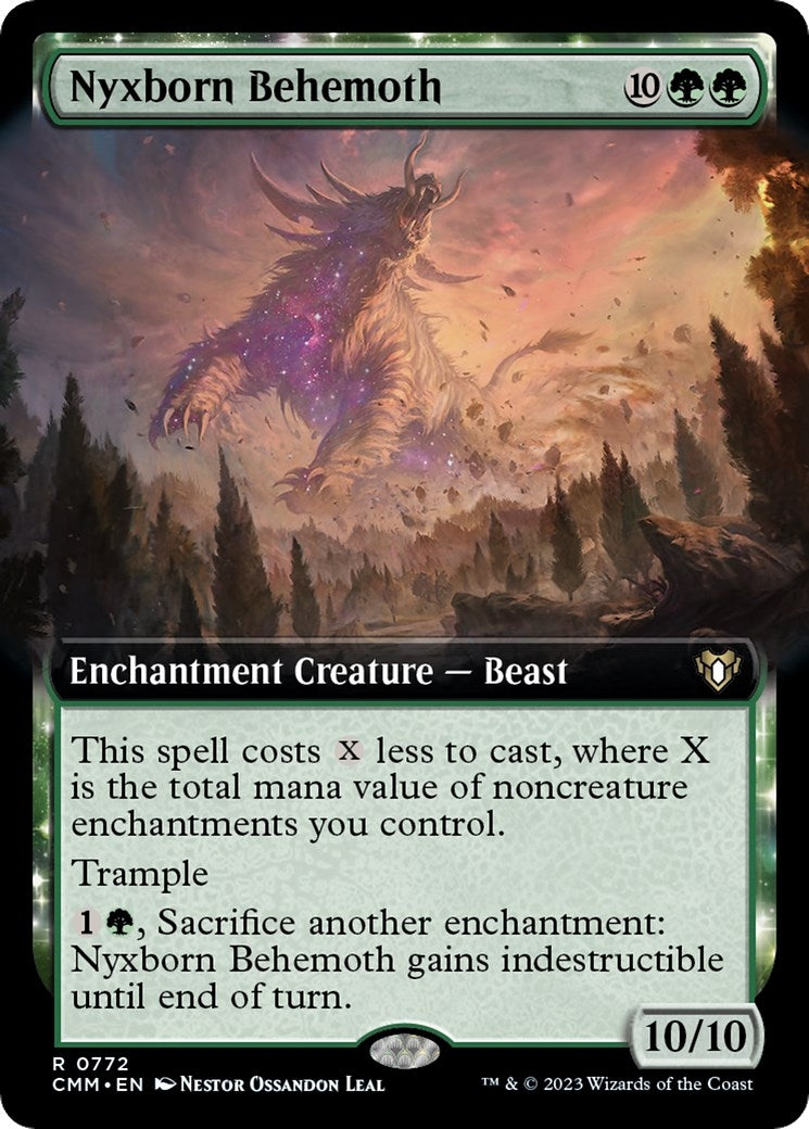 Image for Nyxborn Behemoth (Extended Art) (772) (CMM) - Magic: The Gathering
