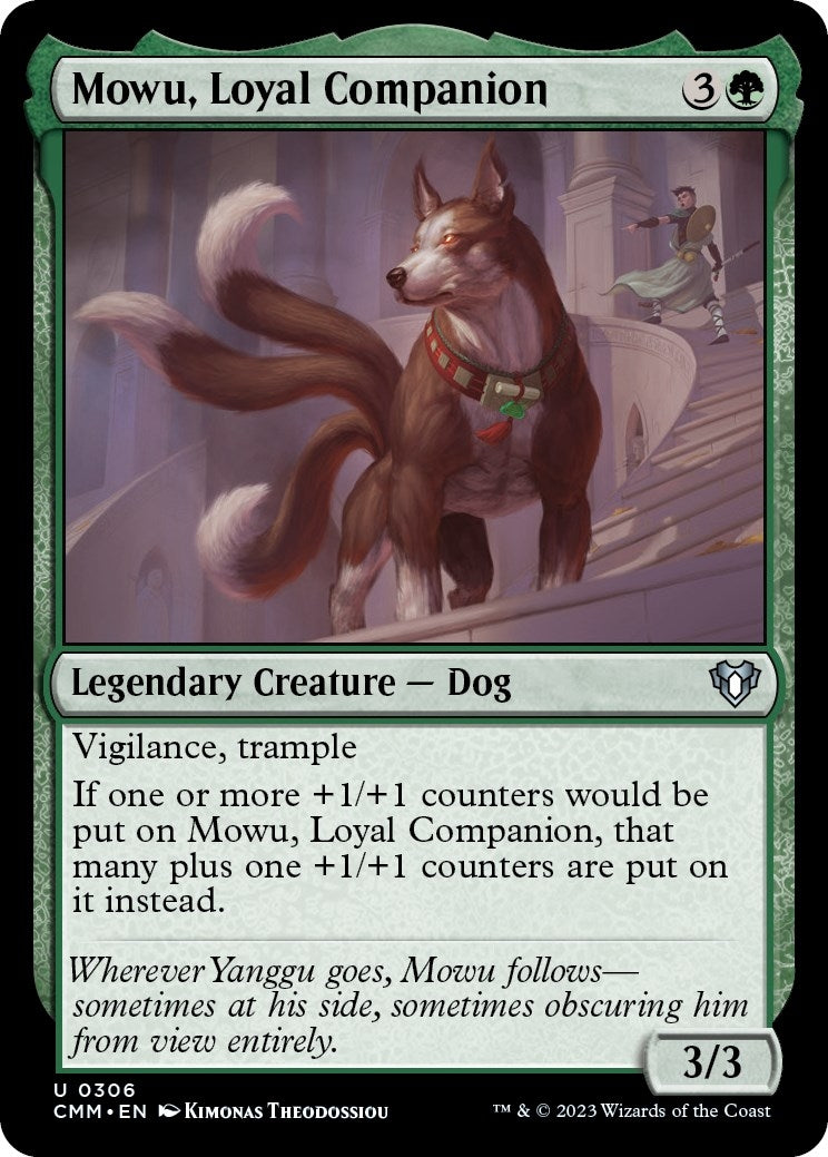 Image for Mowu, Loyal Companion (306) (CMM) - Magic: The Gathering