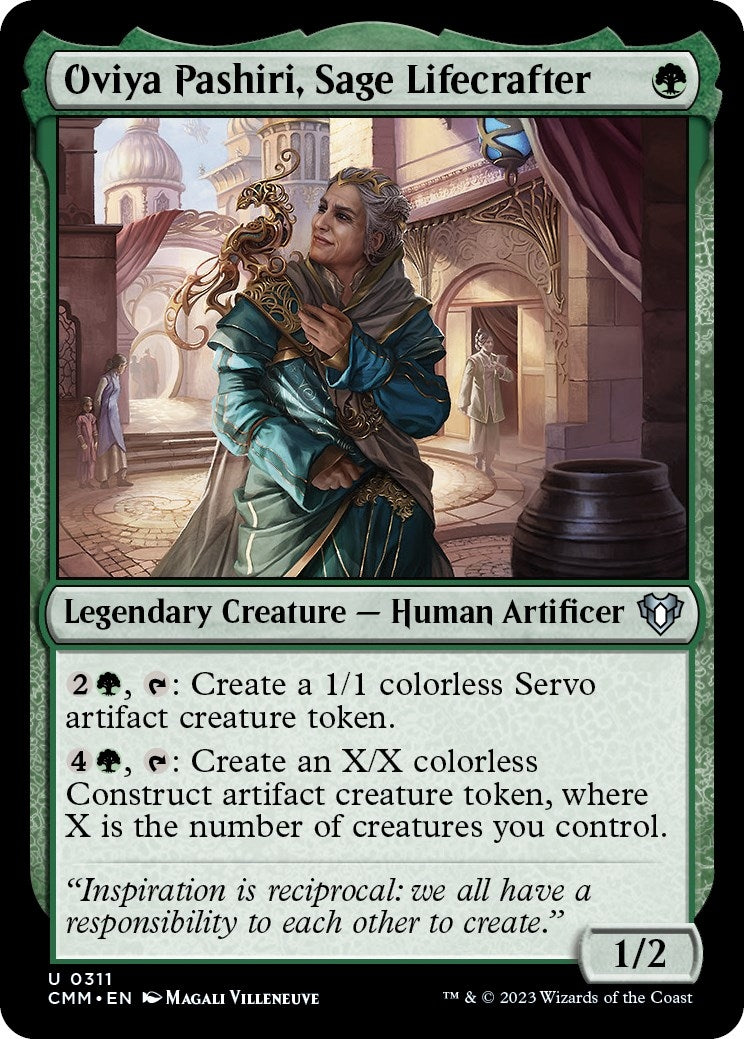 Image for Oviya Pashiri, Sage Lifecrafter (311) (CMM) - Magic: The Gathering