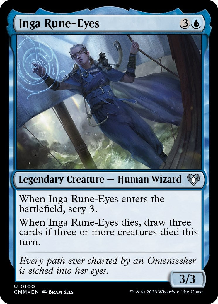 Image for Inga Rune-Eyes (100) (CMM) - Magic: The Gathering