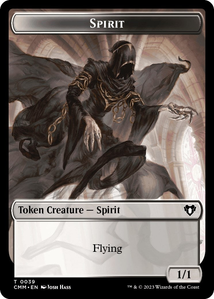 Image for Spirit (0039) // Kor Soldier Double-Sided Token (39 // 8) (CMM) - Magic: The Gathering
