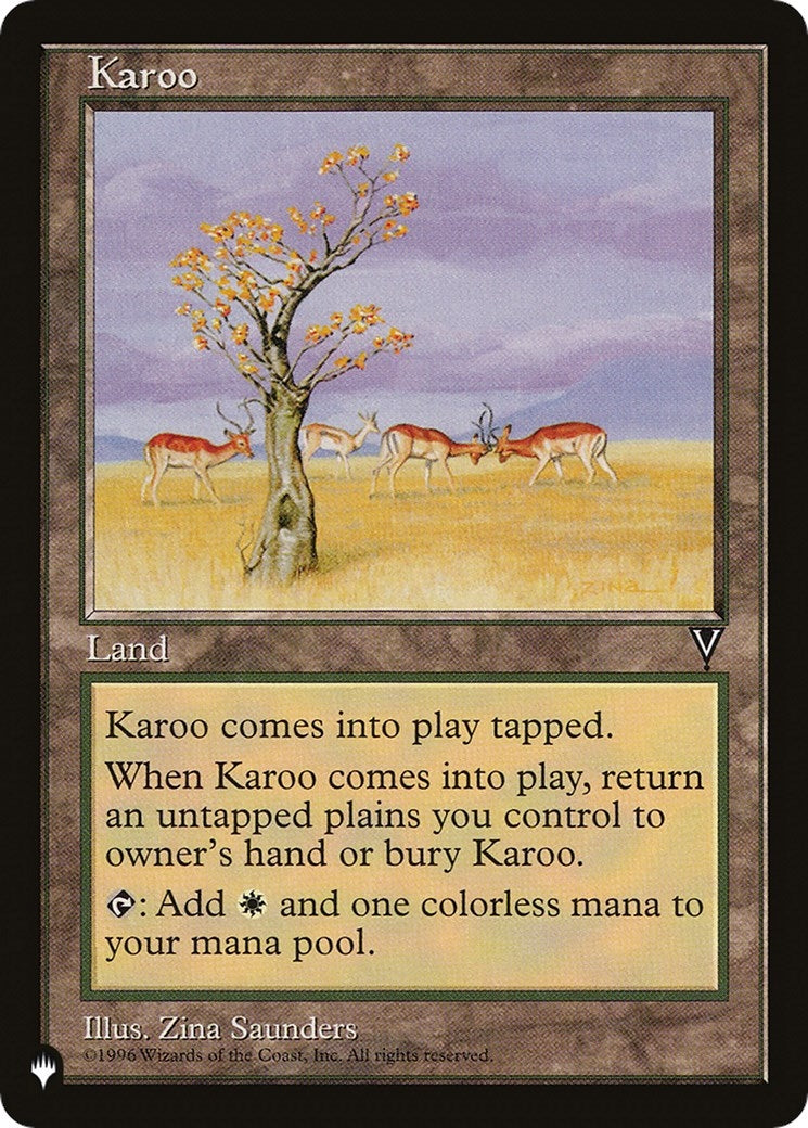 Karoo (VIS) (LIST)